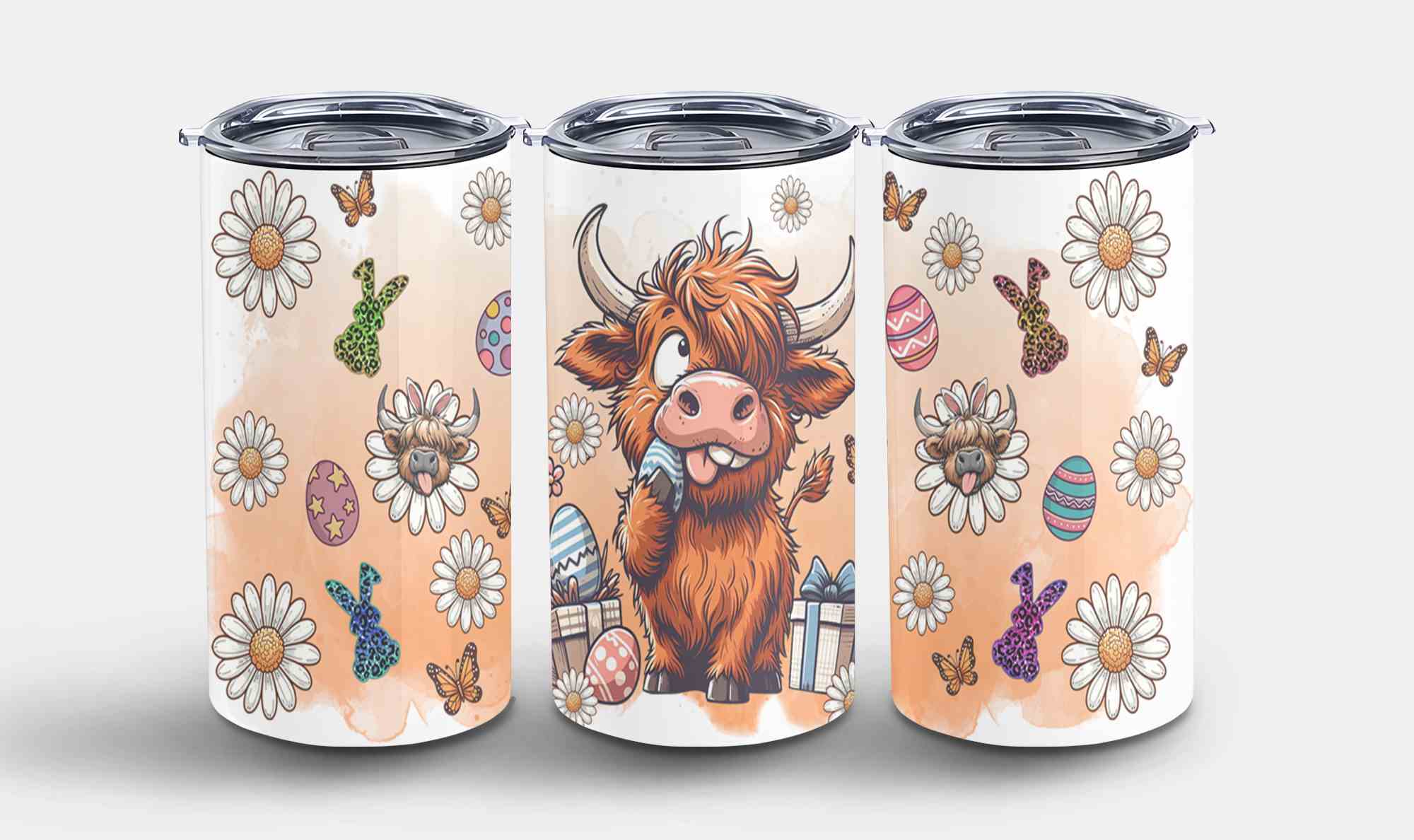 Highland Cow Easter-10384